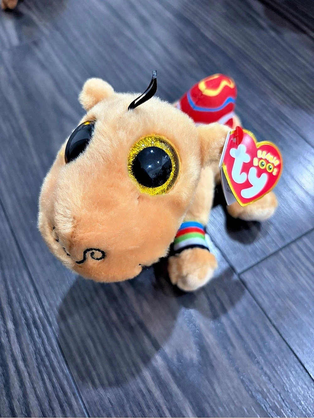 Ty Jamal the Camel Plush Toy Orange & Red
